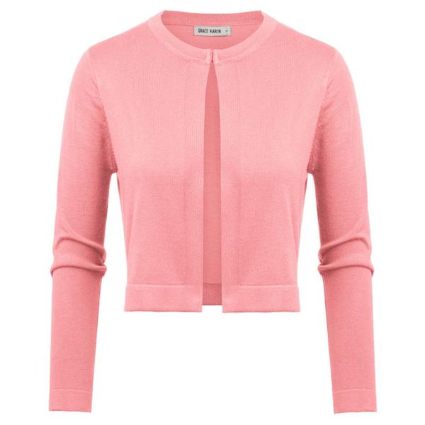 jacket cardigan women crew neck cropped knitted blouse open front sweater 3/4 sleeves solid color long sleeve short coat, Black;brown
jacket cardigan women crew neck cropped knitted blouse open front sweater 3/4 sleeves solid color long sleeve short coat, Black;brown