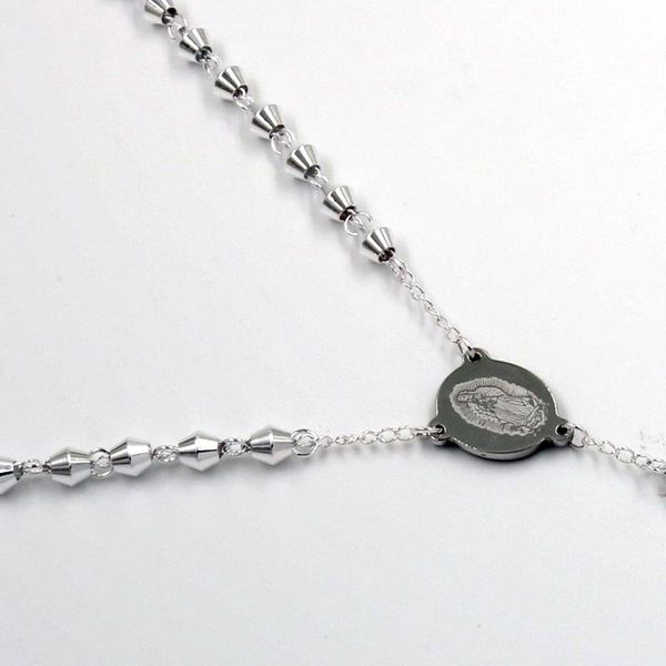 1 virgin mary rosary necklaces chain pendant catholic church women men wholesale jesus cross christian stainless steel jewelry, Silver
1 virgin mary rosary necklaces chain pendant catholic church women men wholesale jesus cross christian stainless steel jewelry, Silver