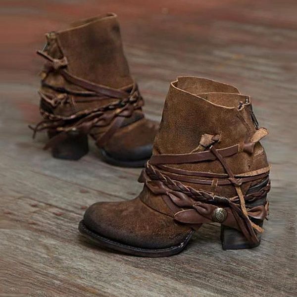 ankle boots women faux suede chunky gladiator chaussure vintage booties woman high heeled shoes autumn fashion shoes plus size43, Black
ankle boots women faux suede chunky gladiator chaussure vintage booties woman high heeled shoes autumn fashion shoes plus size43, Black