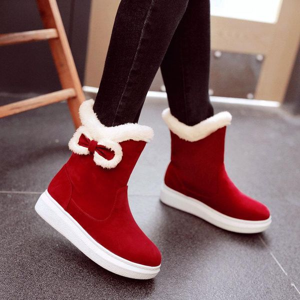 boots russia winter snow thick fur flat platform shoes woman wedges heel women ankle female size 41 42 43, Black
boots russia winter snow thick fur flat platform shoes woman wedges heel women ankle female size 41 42 43, Black
