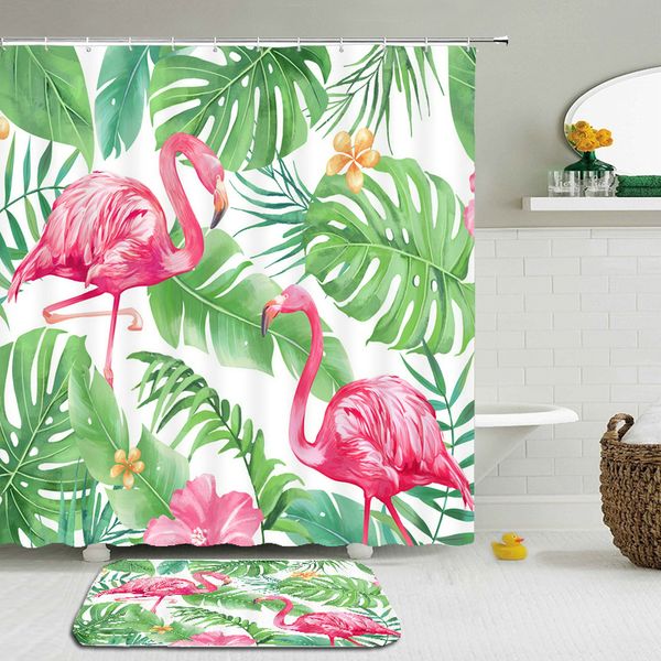 2pcs/set flamingo pattern shower curtain set waterproof bathroom polyester cloth +non-slip mat rug toilet bathroom home decor
2pcs/set flamingo pattern shower curtain set waterproof bathroom polyester cloth +non-slip mat rug toilet bathroom home decor