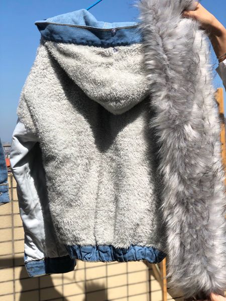 luzuzi new warm winter jacket women autumn hooded coat female jeans denim jackets basic ladies women's bomber jacket 2020 lj200825, Black;brown
luzuzi new warm winter jacket women autumn hooded coat female jeans denim jackets basic ladies women's bomber jacket 2020 lj200825, Black;brown