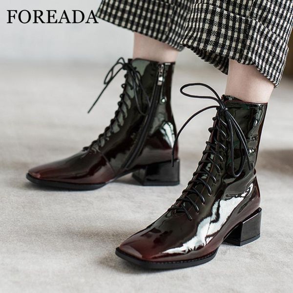 boots foreada med heel woman zip block ankle square toe short lace up female shoes autumn winter green size 41, Black
boots foreada med heel woman zip block ankle square toe short lace up female shoes autumn winter green size 41, Black