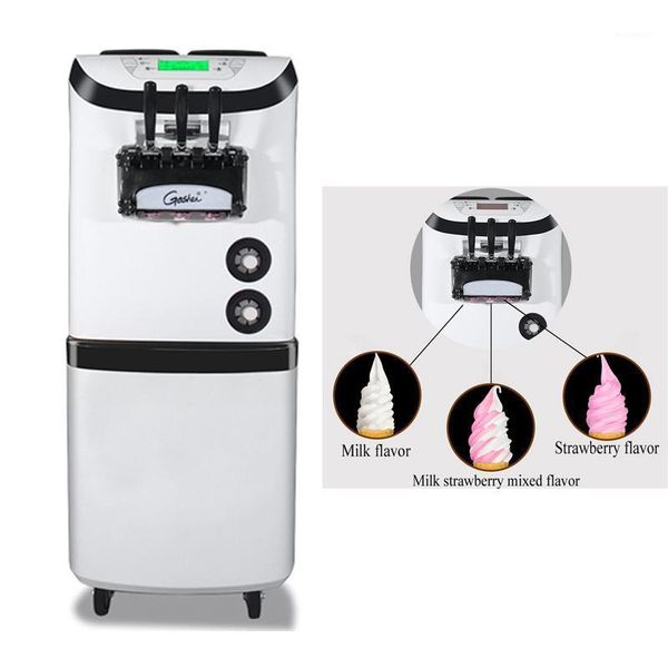 ice cream making machine commercial three flavors maker for dessert shops stainless steel movable vertical soft machine1
ice cream making machine commercial three flavors maker for dessert shops stainless steel movable vertical soft machine1