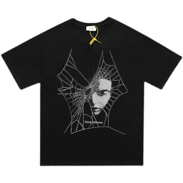 men's t-shirts rhude dark spider web face portrait summer fashion female high street loose short sleeve t-shirt male, White;black
men's t-shirts rhude dark spider web face portrait summer fashion female high street loose short sleeve t-shirt male, White;black