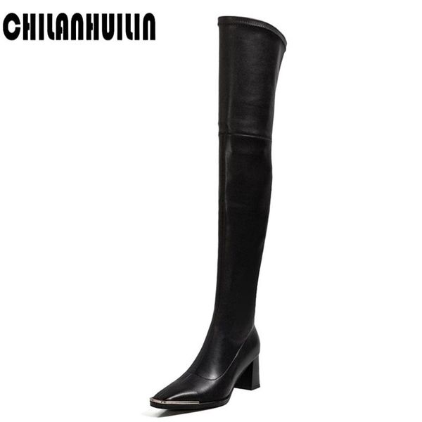 fashion stretchy leather women pants with boots thick high heels cosplay over the knee boots woman high dance shoes woman black
fashion stretchy leather women pants with boots thick high heels cosplay over the knee boots woman high dance shoes woman black
