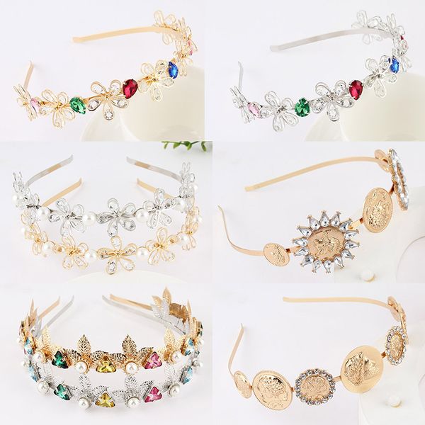 baroque fashion flower headband head portrait metal hairband fashion d@g show headdress
baroque fashion flower headband head portrait metal hairband fashion d@g show headdress