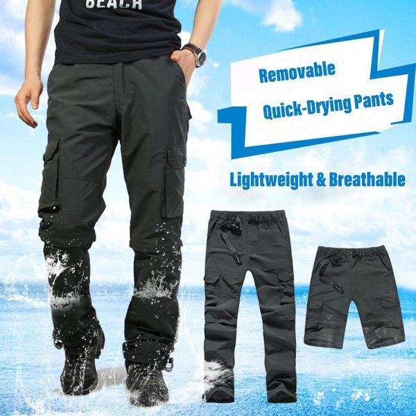 outdoor pants summer quick dry mountain removable two-wears hiking trousers mens camping thin multi-pockets cargo overalls, Black;green
outdoor pants summer quick dry mountain removable two-wears hiking trousers mens camping thin multi-pockets cargo overalls, Black;green