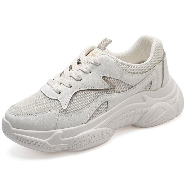 fashion women's sports vulcanized shoes 2020 spring autumn new thick bottom round head mesh stitching lace casual white shoes, Black
fashion women's sports vulcanized shoes 2020 spring autumn new thick bottom round head mesh stitching lace casual white shoes, Black