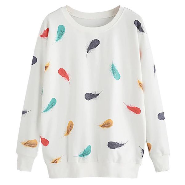 fashion women long sleeve sweatshirt lettle print cat sweater women casual pullover female tricot jersey jumper pull femme, White;black
fashion women long sleeve sweatshirt lettle print cat sweater women casual pullover female tricot jersey jumper pull femme, White;black