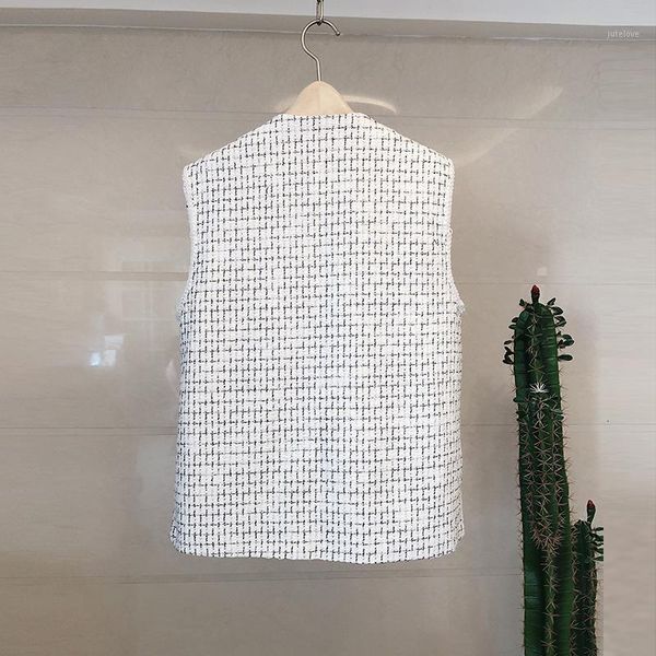 woman elegant sleeveless jackets fashion single breasted slim vest spring summer black white tweed jacket waistcoat1
woman elegant sleeveless jackets fashion single breasted slim vest spring summer black white tweed jacket waistcoat1