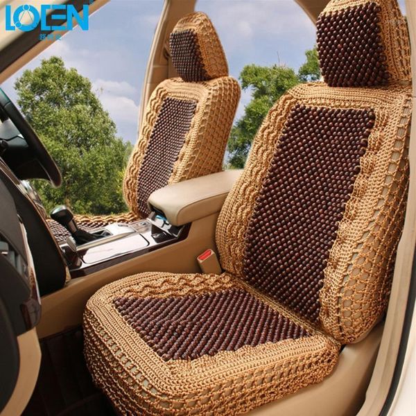 loen luxury car seat cushion hand-woven ice silk with wood beads car seat cover summer front rear 5 for universal1
loen luxury car seat cushion hand-woven ice silk with wood beads car seat cover summer front rear 5 for universal1