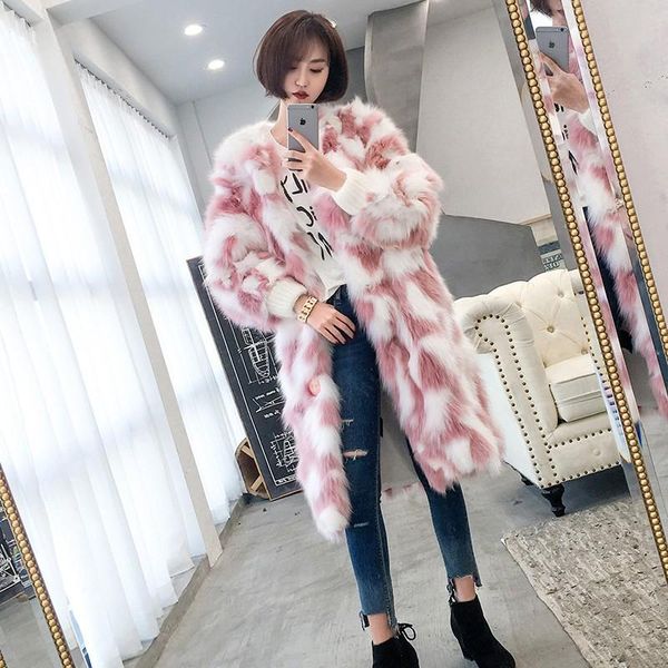 women's fur & faux folobe 2021 winter white pink coats women fluffy extra long fake jacket coat thicken warm outerwear overcoat, Black
women's fur & faux folobe 2021 winter white pink coats women fluffy extra long fake jacket coat thicken warm outerwear overcoat, Black