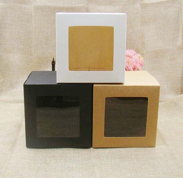 gift wrap 7*7*7cm 3color white/black/kraft stock paper box with clear pvc window .favors display /gifts&crafts packing box1
gift wrap 7*7*7cm 3color white/black/kraft stock paper box with clear pvc window .favors display /gifts&crafts packing box1
