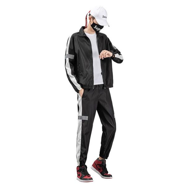 men's tracksuits sportswear casual spring tracksuit men two pieces sets stand collar jackets sweatshirt pants joggers track suit runnin, Gray
men's tracksuits sportswear casual spring tracksuit men two pieces sets stand collar jackets sweatshirt pants joggers track suit runnin, Gray
