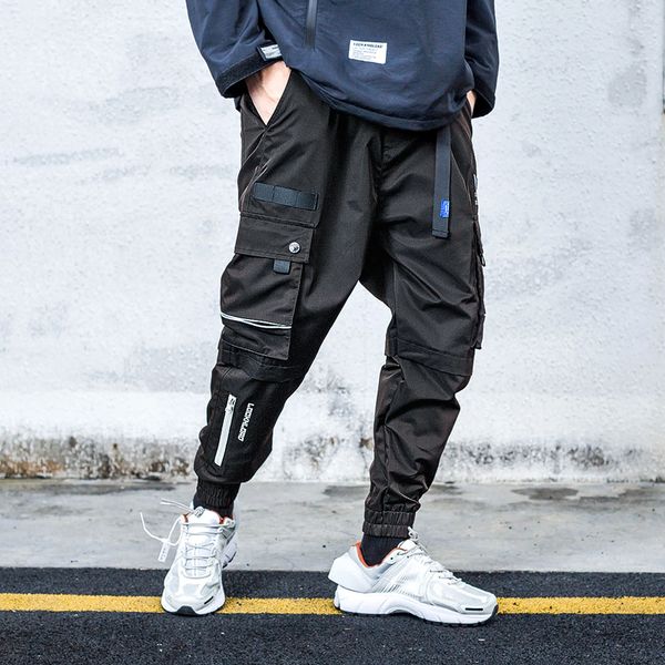 2021 new harem joggers harajuku sweatpant hip hop trousers men ribbons color block black pocket cargo pants 86y5
2021 new harem joggers harajuku sweatpant hip hop trousers men ribbons color block black pocket cargo pants 86y5