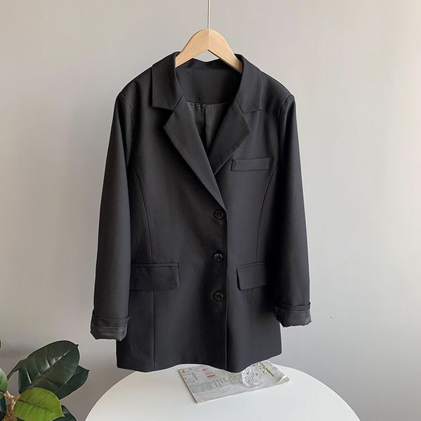 2021 new blazer turn down collar blzaer vintage ladies coat feminino for women blazers 9uqm, White;black
2021 new blazer turn down collar blzaer vintage ladies coat feminino for women blazers 9uqm, White;black