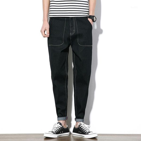 2020 mens jeans pant fashion denim trousers vintage harem pant men black jeans blue male causal denim pants plus size 28-421
2020 mens jeans pant fashion denim trousers vintage harem pant men black jeans blue male causal denim pants plus size 28-421