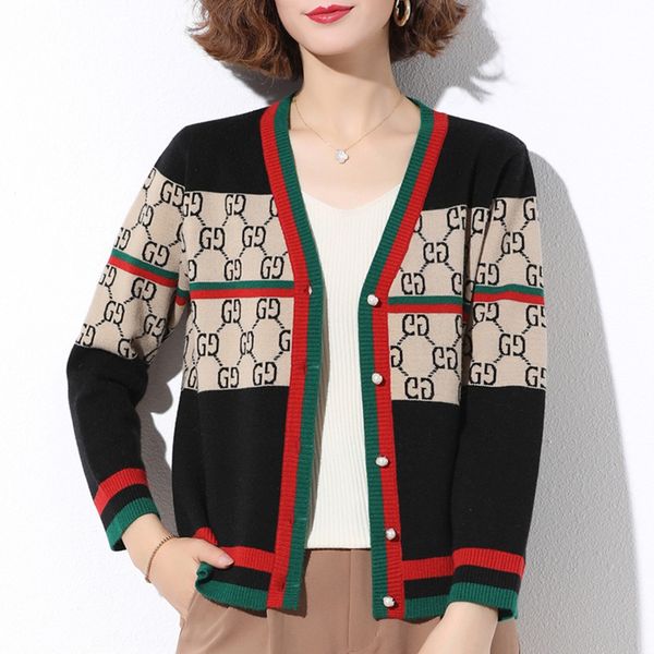 plus size women's autumn knitted cardigan fat mm short long sleeve with fat sister's foreign coat sweatersweater sweater style thi, White;black
plus size women's autumn knitted cardigan fat mm short long sleeve with fat sister's foreign coat sweatersweater sweater style thi, White;black