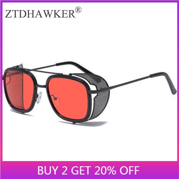 new retro steampunk women's sunglasses men's metal side bag eyeglasses tide punk, White;black
new retro steampunk women's sunglasses men's metal side bag eyeglasses tide punk, White;black
