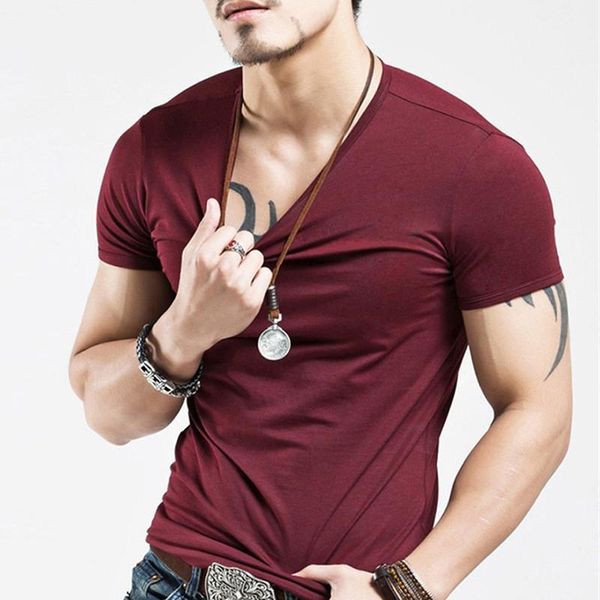 men stylish o-neck running t-shirt short sleeve slim fit muscle shirt tee1, Black;blue
men stylish o-neck running t-shirt short sleeve slim fit muscle shirt tee1, Black;blue