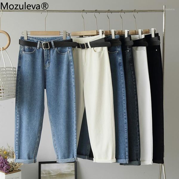 mozuleva korean-style women's new high waist harem pants denim jeans with belt streetwear1, Blue
mozuleva korean-style women's new high waist harem pants denim jeans with belt streetwear1, Blue