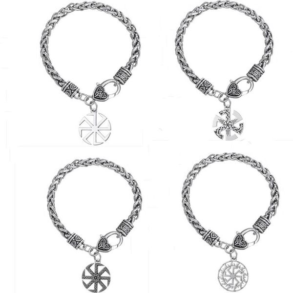 Dawapara Kolovrat amulet steering-wheel ethnic bracelet beads pride pulseras etnicas mens jewelry, Black
Dawapara Kolovrat amulet steering-wheel ethnic bracelet beads pride pulseras etnicas mens jewelry, Black