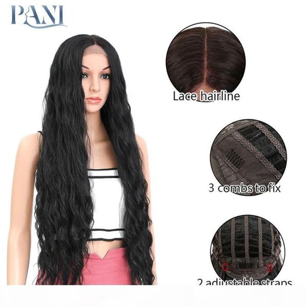 pani 38 inch long curly synthetic lace wigs for women and girl black brown ombre lace wigs with natural hairline middle part
pani 38 inch long curly synthetic lace wigs for women and girl black brown ombre lace wigs with natural hairline middle part
