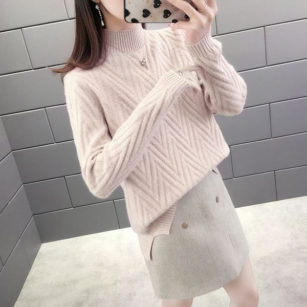2021 new short, white female new korean fashion khaki long sleeve pullover sweater vest lj061 eonx, White;black
2021 new short, white female new korean fashion khaki long sleeve pullover sweater vest lj061 eonx, White;black