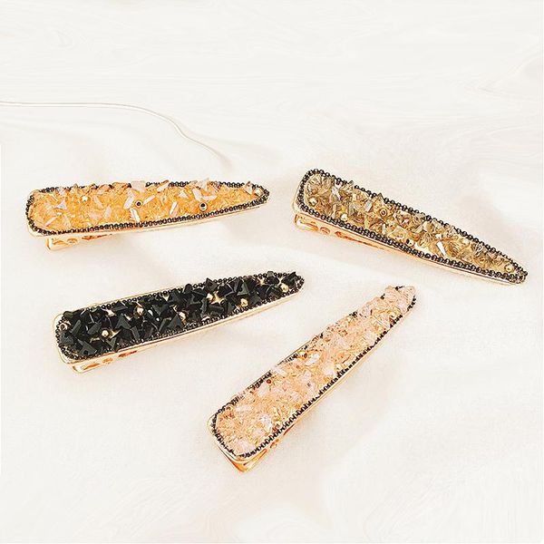 hair clips & barrettes korean fancy women side bang triangle clip imitation crystal glitter beading duckbill hairpin banquet party luxury ba, Golden;silver
hair clips & barrettes korean fancy women side bang triangle clip imitation crystal glitter beading duckbill hairpin banquet party luxury ba, Golden;silver