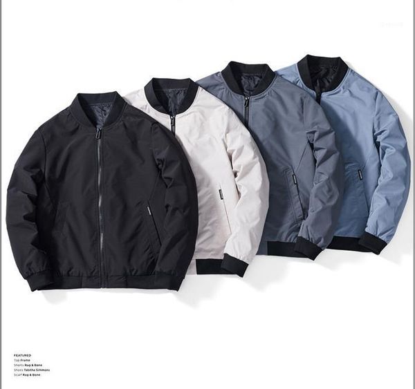 motorcycle apparel solid color flight jacket men's 2021 autumn and winter wear slim stand-up collar baseball uniform
motorcycle apparel solid color flight jacket men's 2021 autumn and winter wear slim stand-up collar baseball uniform