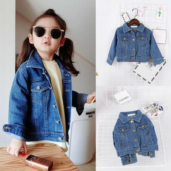 jackets 2021 baby girl fashion blue denim jacket coat 1-6y toddler kids children spring fall casual long sleeve outwear, Blue;gray
jackets 2021 baby girl fashion blue denim jacket coat 1-6y toddler kids children spring fall casual long sleeve outwear, Blue;gray