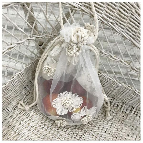 casual shoulder bag translucent jelly purse crossbody bags for women luxury sac transparent femme 2020 nouveau floral bucket bag