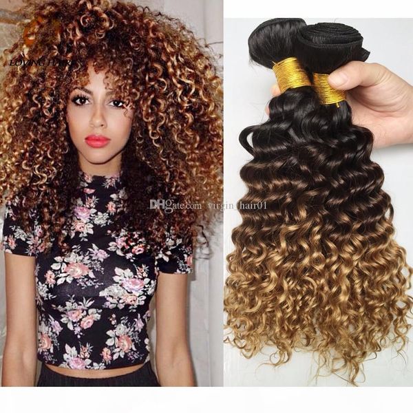 three tone 1b 4 27 honey blonde ombre deep wave human hair bundles brown blonde ombre deep curly virgin hair weave wavy, Black;brown
three tone 1b 4 27 honey blonde ombre deep wave human hair bundles brown blonde ombre deep curly virgin hair weave wavy, Black;brown
