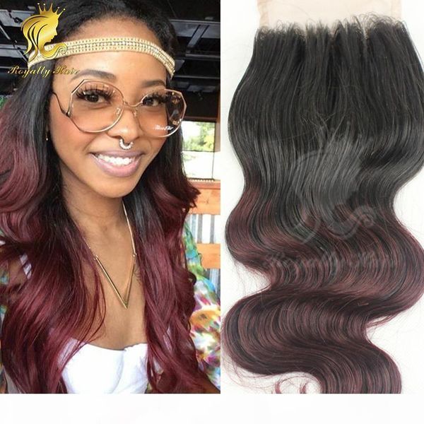 peruivan ombre lace closure #1b 99j middle 3 way part closure hair closure with bleached knots, Black;brown
peruivan ombre lace closure #1b 99j middle 3 way part closure hair closure with bleached knots, Black;brown