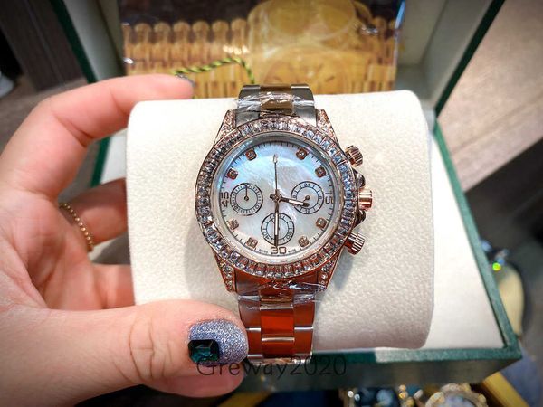 40mm mens watches diamond-encrusted case stainless steel watch lady wristwatches waterproof running seconds timer function, Silver
40mm mens watches diamond-encrusted case stainless steel watch lady wristwatches waterproof running seconds timer function, Silver
