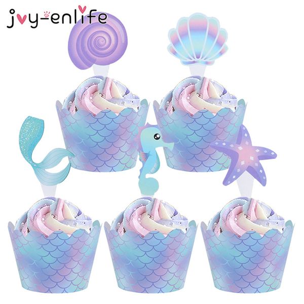 40pcs mermaid cupcake ers wrappers mermaids cake baby shower kids birthday party wedding decoration
40pcs mermaid cupcake ers wrappers mermaids cake baby shower kids birthday party wedding decoration