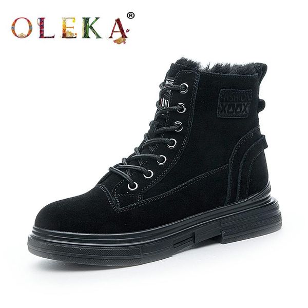 oleka leisure style winter boots mid-calf new square heel metal decoration basic boots for women winter round toe leatheras733, Black
oleka leisure style winter boots mid-calf new square heel metal decoration basic boots for women winter round toe leatheras733, Black