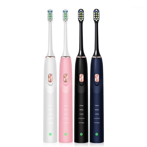 smart electric toothbrush sonic usb rechargeable waterproof 5-speed soft-bristle couple1
smart electric toothbrush sonic usb rechargeable waterproof 5-speed soft-bristle couple1
