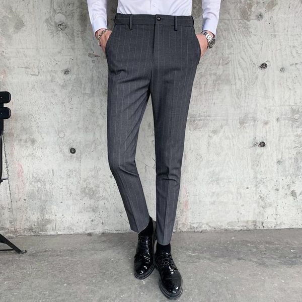vintage suit pants new men's striped simple casual style trousers professional casual fashion men's business office suit pants1, White;black
vintage suit pants new men's striped simple casual style trousers professional casual fashion men's business office suit pants1, White;black