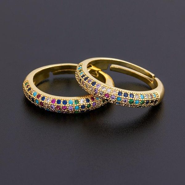 12 styles wholesale simple adjustable ring fashion gold color copper zircon rainbow rings fine party wedding jewelry, Golden;silver
12 styles wholesale simple adjustable ring fashion gold color copper zircon rainbow rings fine party wedding jewelry, Golden;silver
