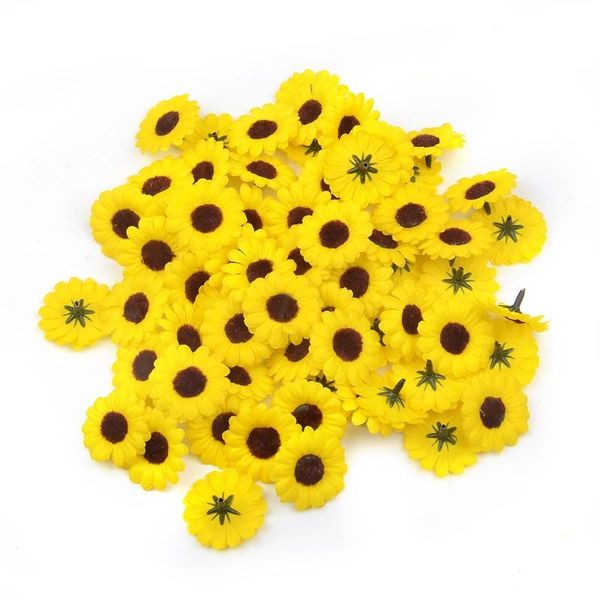 30pcs mini silk sunflower artificial flower head for wedding decoration diy scrapbooking wreath craft accessories fake flowers wmtlmj 
30pcs mini silk sunflower artificial flower head for wedding decoration diy scrapbooking wreath craft accessories fake flowers wmtlmj
