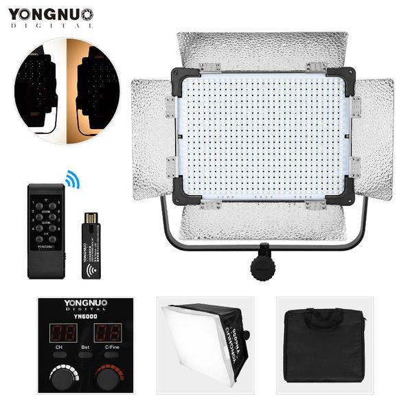 flash heads yongnuo professional yn6000 3200k-5500k 600 led video light pography lamp large board with softbox for studio
flash heads yongnuo professional yn6000 3200k-5500k 600 led video light pography lamp large board with softbox for studio