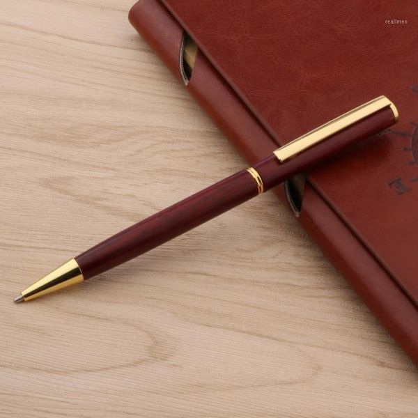chouxiongluwei red wood ballpoint pen little xihua golden trim gift stationery student office school supplies1, Blue;orange
chouxiongluwei red wood ballpoint pen little xihua golden trim gift stationery student office school supplies1, Blue;orange