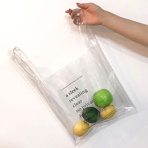 reusable letter printed eco-friendly tote bag fashion women transparent pvc shopping bag clear grocery storage
reusable letter printed eco-friendly tote bag fashion women transparent pvc shopping bag clear grocery storage