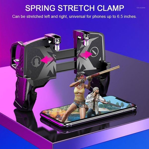 k21 pugb helper 4 finger linkage game handle peace elite fast shooting button controller for pubg mobile game trigger joystick1 
k21 pugb helper 4 finger linkage game handle peace elite fast shooting button controller for pubg mobile game trigger joystick1