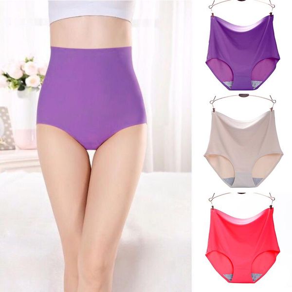women ultra-thin plus size underwear ice silks seamless high-waisted abdomen and hips briefs h9, Black;pink
women ultra-thin plus size underwear ice silks seamless high-waisted abdomen and hips briefs h9, Black;pink