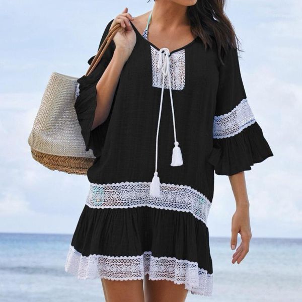 swimwear de tunics woman saida for up women cotton pareo cover praia bikini beachwear beach dress 2020 swimsuit1, White;black
swimwear de tunics woman saida for up women cotton pareo cover praia bikini beachwear beach dress 2020 swimsuit1, White;black
