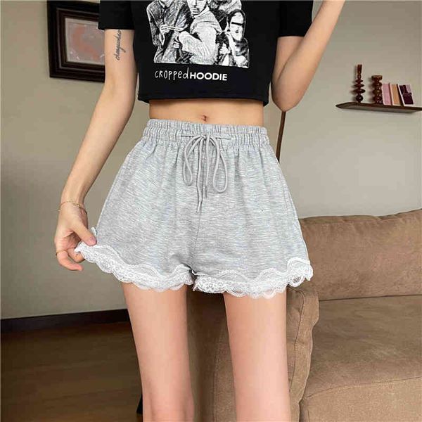 casual womens shorts femme lace rope tie shorts sport trousers summer loose, White;black
casual womens shorts femme lace rope tie shorts sport trousers summer loose, White;black