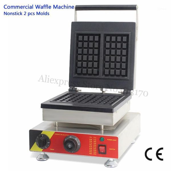 bread makers commercial square waffle maker stainless steel electric belgian machine 2 pcs moulds 1500w 220v 110v1
bread makers commercial square waffle maker stainless steel electric belgian machine 2 pcs moulds 1500w 220v 110v1